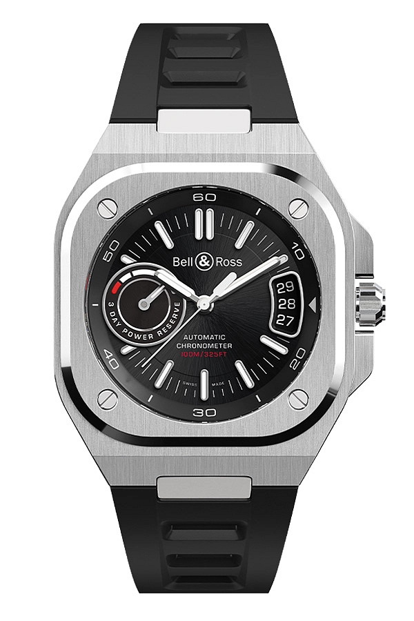 Bell & Ross BR-X5 Schwarzer Stahl BRX5R-BL-ST/SRB