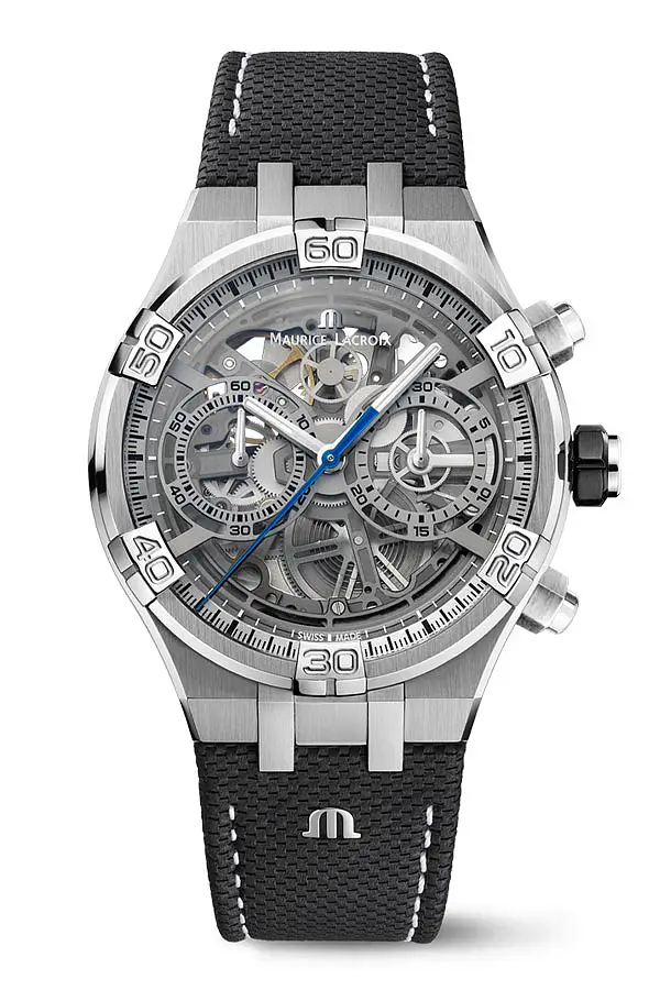 Maurice Lacroix Aikon Skelettierter Chronograph AI6098-SS001-090-1