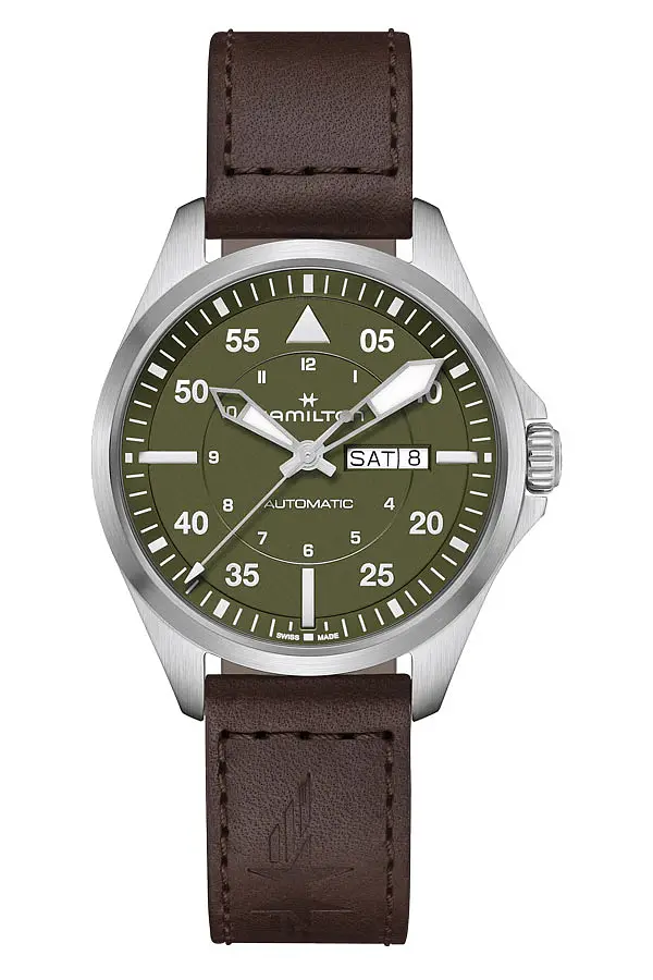 Hamilton Khaki Luftfahrt Pilot Tag Datum Auto H64635560