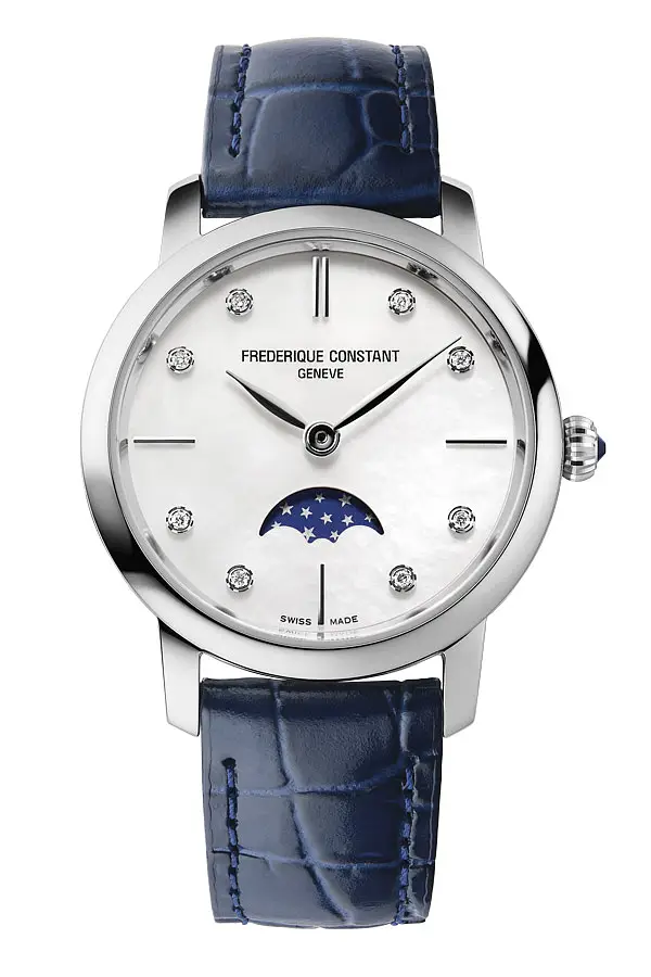 Frederique Constant Slimline Damen Mondphase FC-206MPWD1S6