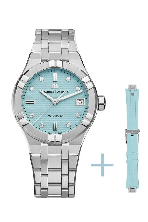 Maurice Lacroix Aikon Limitierte Sommerausgabe 35mm AI6006-SS00F-451-C