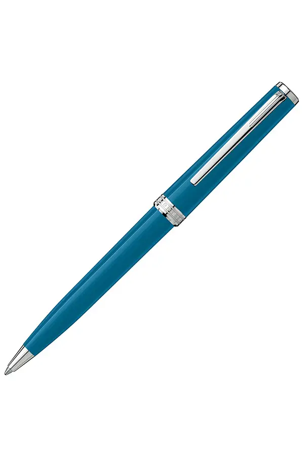 Montblanc Petrol Blauer Kugelschreiber 119351