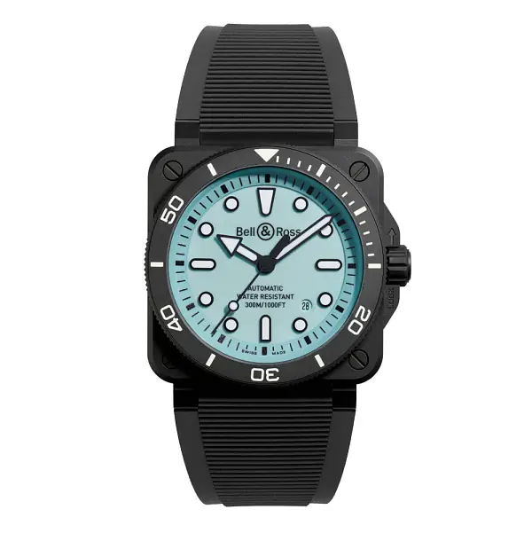 Bell & Ross BR 03 Taucher Vollkeramik BR03A-D-LM-CE/SRB