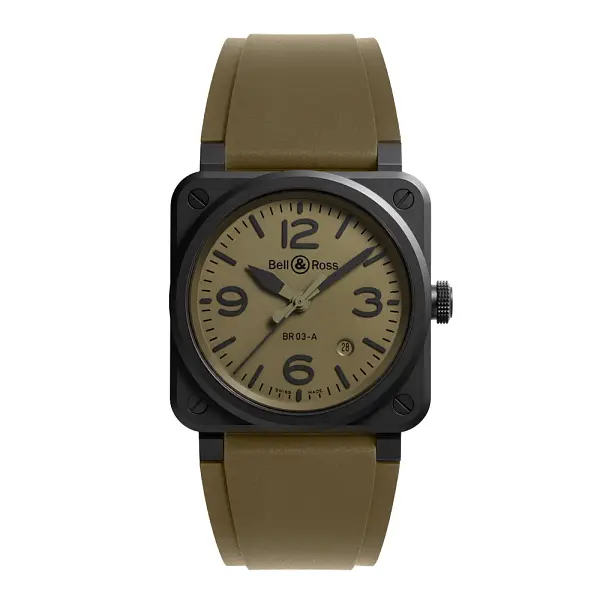 Bell & Ross Neue BR 03 Militärkeramik BR03A-MIL-CE/SRB