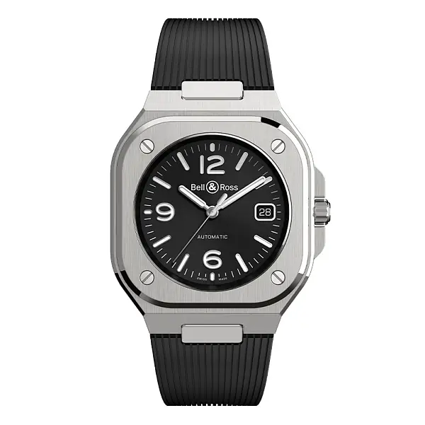 Bell & Ross BR 05 Schwarzer Stahl BR05A-BL-ST/SRB