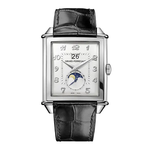 Vintage 1945 XXL Großdatum und Mondphasen 25882-11-121-BB6B