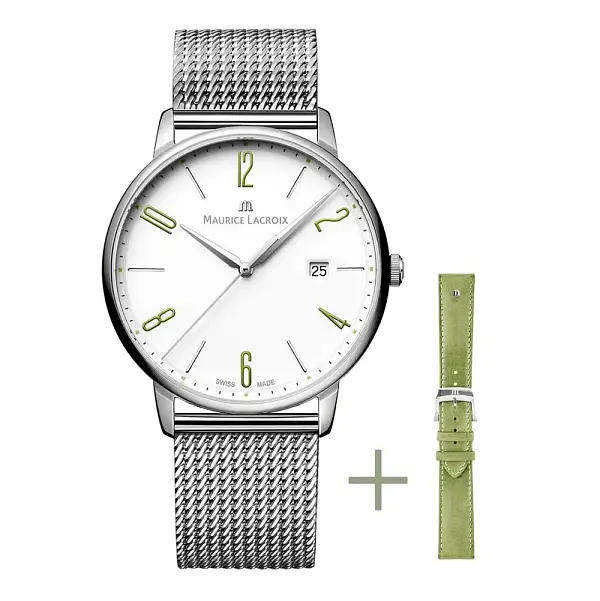 Maurice Lacroix Eliros Datum 40mm Armband Set EL1118-SS00S-120-D