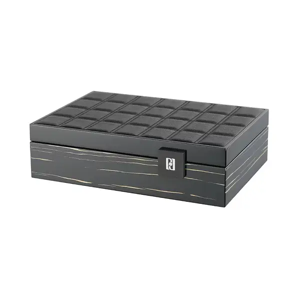 Paul Design Collector 10 Uhrenbox Black Shadow