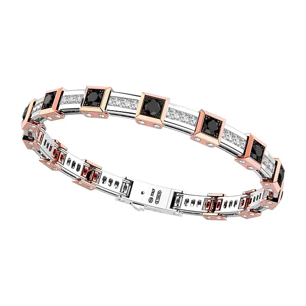 Zancan Couture Sapphire Goldarmband EB710BR