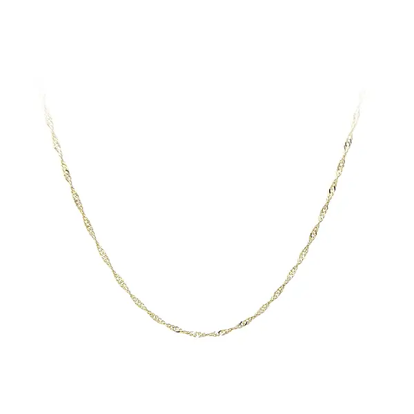 Goldkette im Singapur-Muster