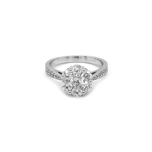 Goldring mit Diamanten