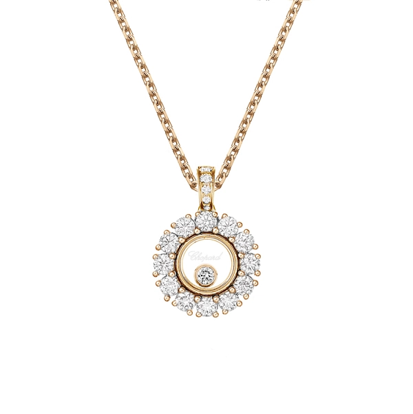 Gold-Anhänger Chopard Happy Diamonds 79A609-5001