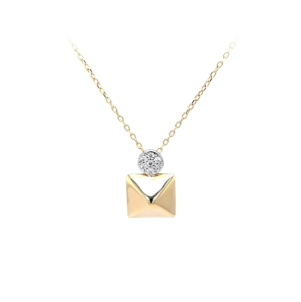 Halskette mit Zirkonias in Gold