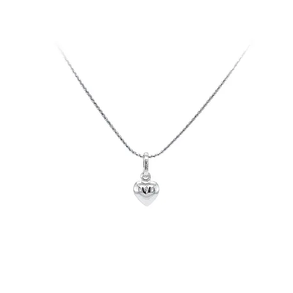 Anhänger Herz aus Weißgold