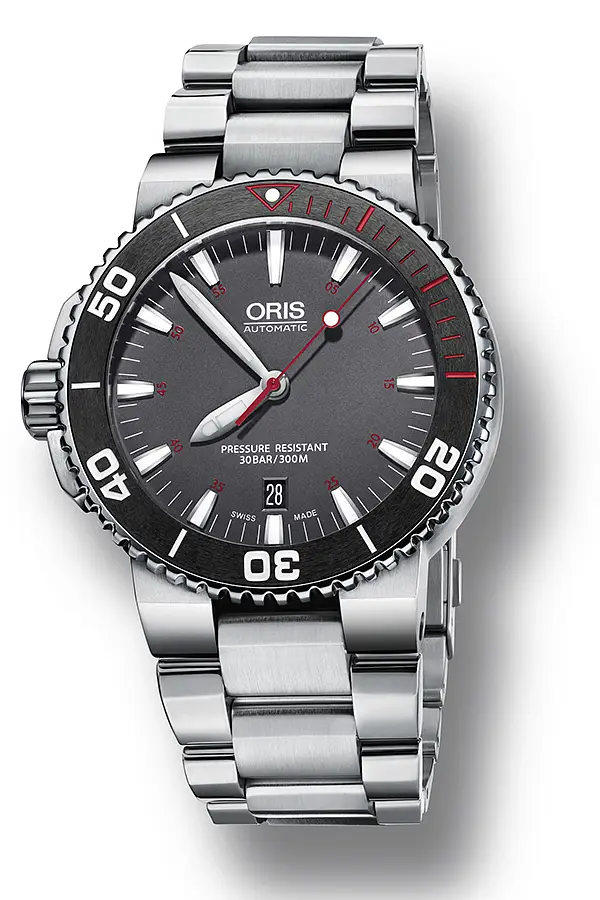 Oris Aquis Rot 01 733 7653 4183-Set MB