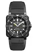 Bell & Ross BR03-92 Taucher schwarz matt BR0392-D-BL-CE/SRB