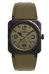 Bell & Ross Neue BR 03 Militärkeramik BR03A-MIL-CE/SRB