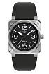 Bell & Ross Neu BR-03 Schwarzer Stahl BR03A-BL-ST/SRB