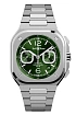 Bell & Ross BR 05 Chrono Grüner Stahl BR05C-GN-ST/SST