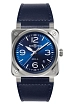 Bell & Ross BR 03 Stahlblau BR03A-BLU-ST/SCA