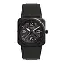Bell & Ross BR-03 Skelett aus schwarzer Keramik BR03A-BL-SKCE/SRB