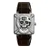 Bell & Ross BR-01 Lachender Totenkopf Volldiamant BR01-SKULL-SK-FLD