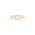 Goldener Verlobungsring mit Diamant