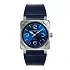 Bell & Ross BR 03 Stahlblau BR03A-BLU-ST/SCA