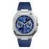 Bell & Ross BR 05 Chrono Stahlblau BR05C-BLU-ST/SRB