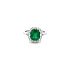 Goldring mit Smaragd und Diamanten