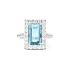 Harmonie aus Aquamarin und Diamanten in luxuriösem Weißgold