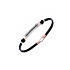 Goldenes Herrenarmband Zancan mit schwarzen Diamanten