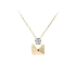 Halskette mit Zirkonias in Gold