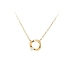 Gold-Halskette mit Zirkon