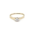 Gold Verlobungsring mit Zirkon