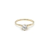 Gold Verlobungsring mit Zirkon