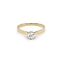 Gold Verlobungsring mit Zirkon