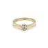 Gold Verlobungsring mit Zirkon