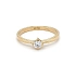 Gold Verlobungsring mit Zirkon