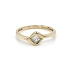 Gold Verlobungsring mit Zirkon