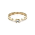 Gold Verlobungsring mit Zirkon