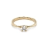Gold Verlobungsring mit Zirkon