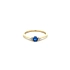 Goldring mit blauem Stein