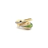 Goldring mit grünem Stein