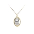 Medaillon der Jungfrau Maria - Eleganz aus kombiniertem Gold