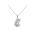 Madonna mit Kind in Gold mit Zirkon-Glitter