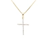 Goldenes Kreuz mit Zirkonen