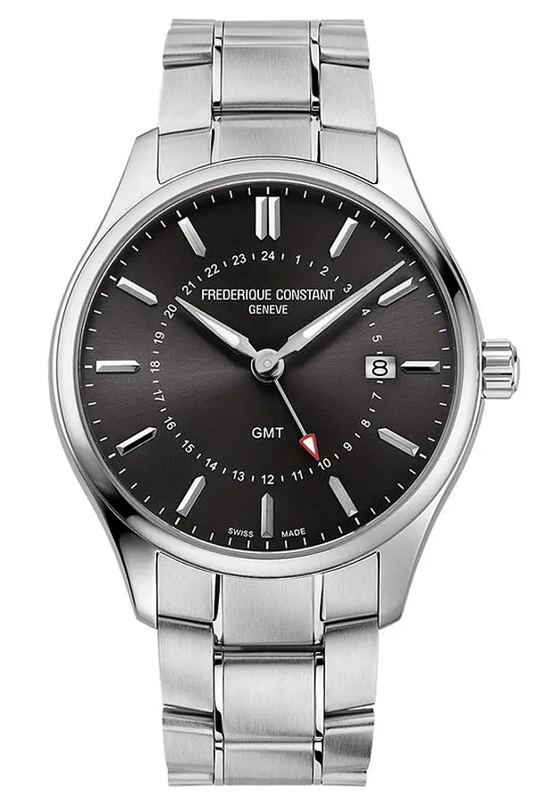 Frederique Constant Klassiker Quarz GMT FC-252DGS5B6B