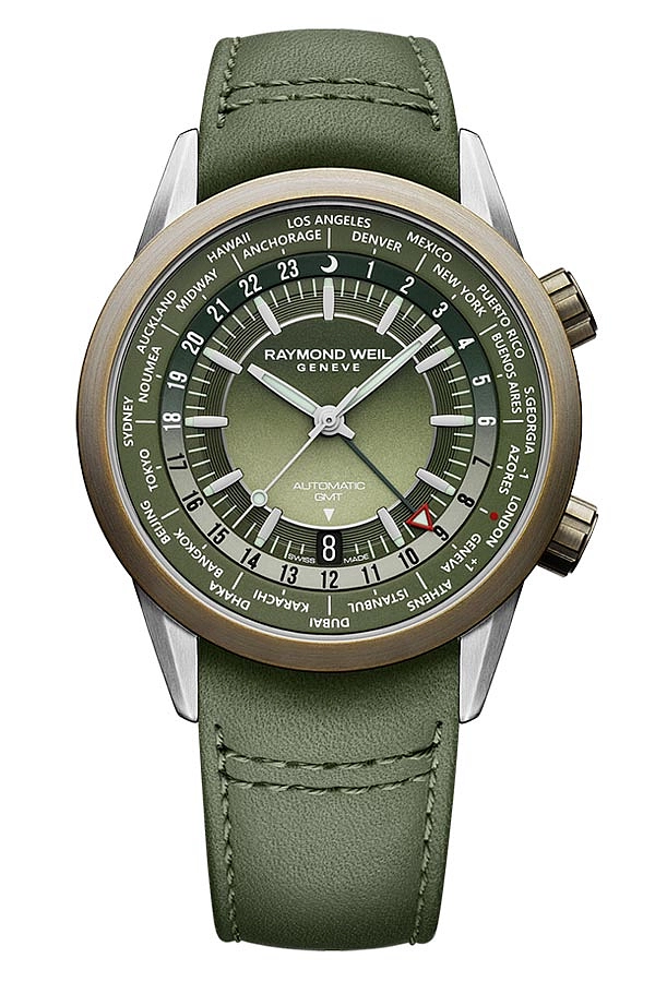 Raymond Weil Freelancer GMT Weltzeituhr 2765-SBC-52001