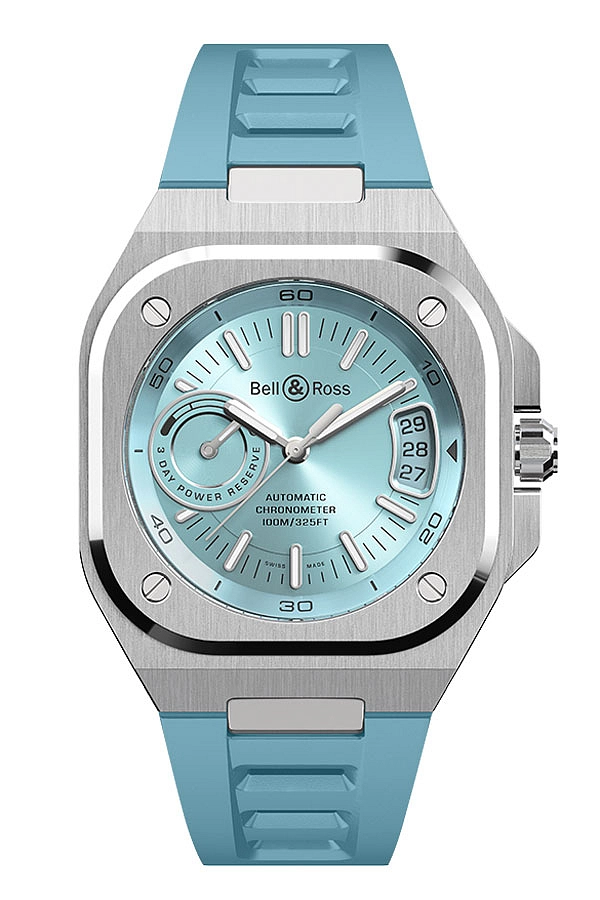 Bell & Ross BR-X5 Eisblau Stahl BRX5R-IB-ST/SRB